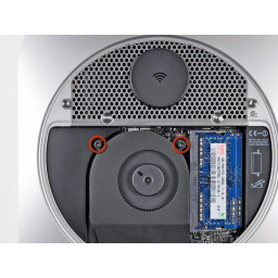 Mac mini середина 2011 года замена вентилятора